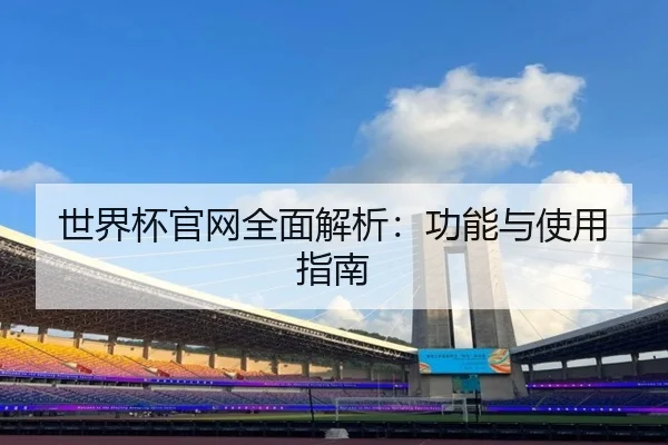 世界杯官网全面解析：功能与使用指南